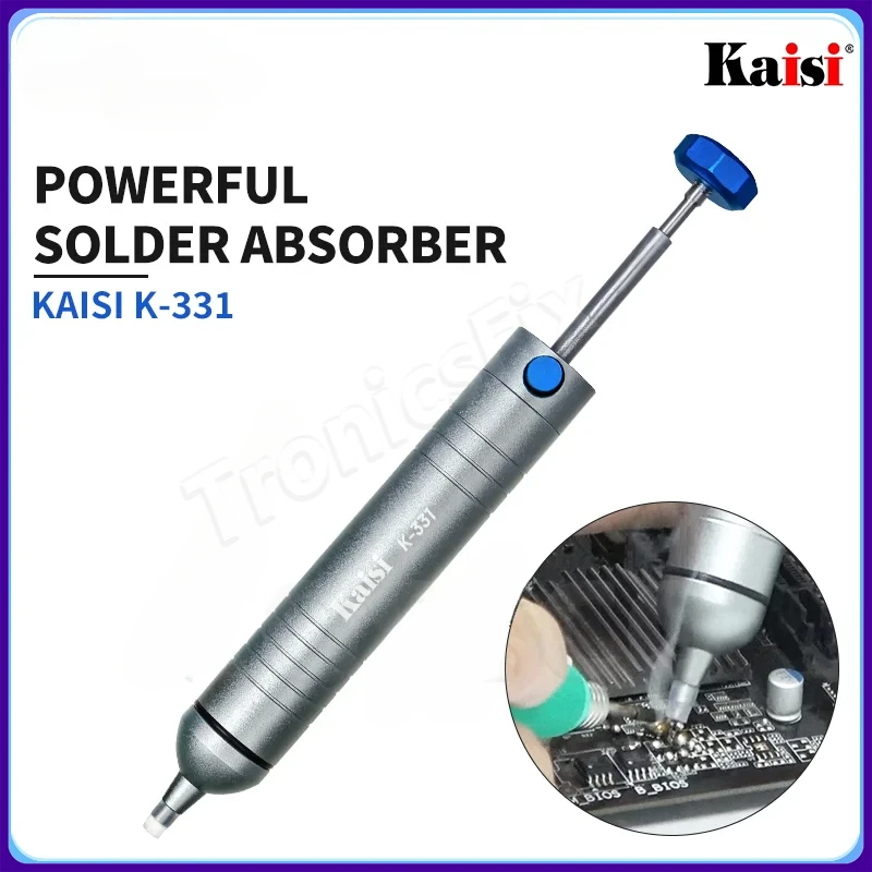 Kaisi K-331 алюминиевый мощный паяльный насос, паяльник, ручка, вакуумный паяльник, набор инструментов для ремонта сварки
Kaisi K-331 алюминиевый мощный паяльный насос, паяльник, ручка, вакуумный паяльник, набор инструментов для ремонта сварки