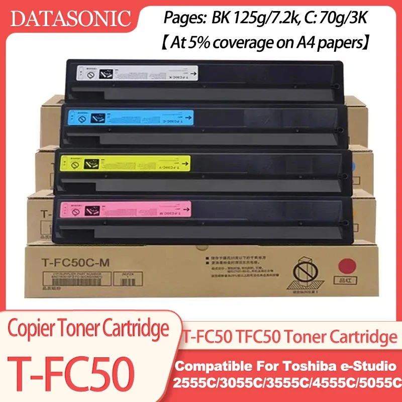 T-FC50 TFC50 Тонер-картридж для Toshiba E-studio 2555 3055 3555 4555 5055 2555C 3055C 3555C 4555C 5055C Тонер-картридж для копировального аппарата
T-FC50 TFC50 Тонер-картридж для Toshiba E-studio 2555 3055 3555 4555 5055 2555C 3055C 3555C 4555C 5055C Тонер-картридж для копировального аппарата