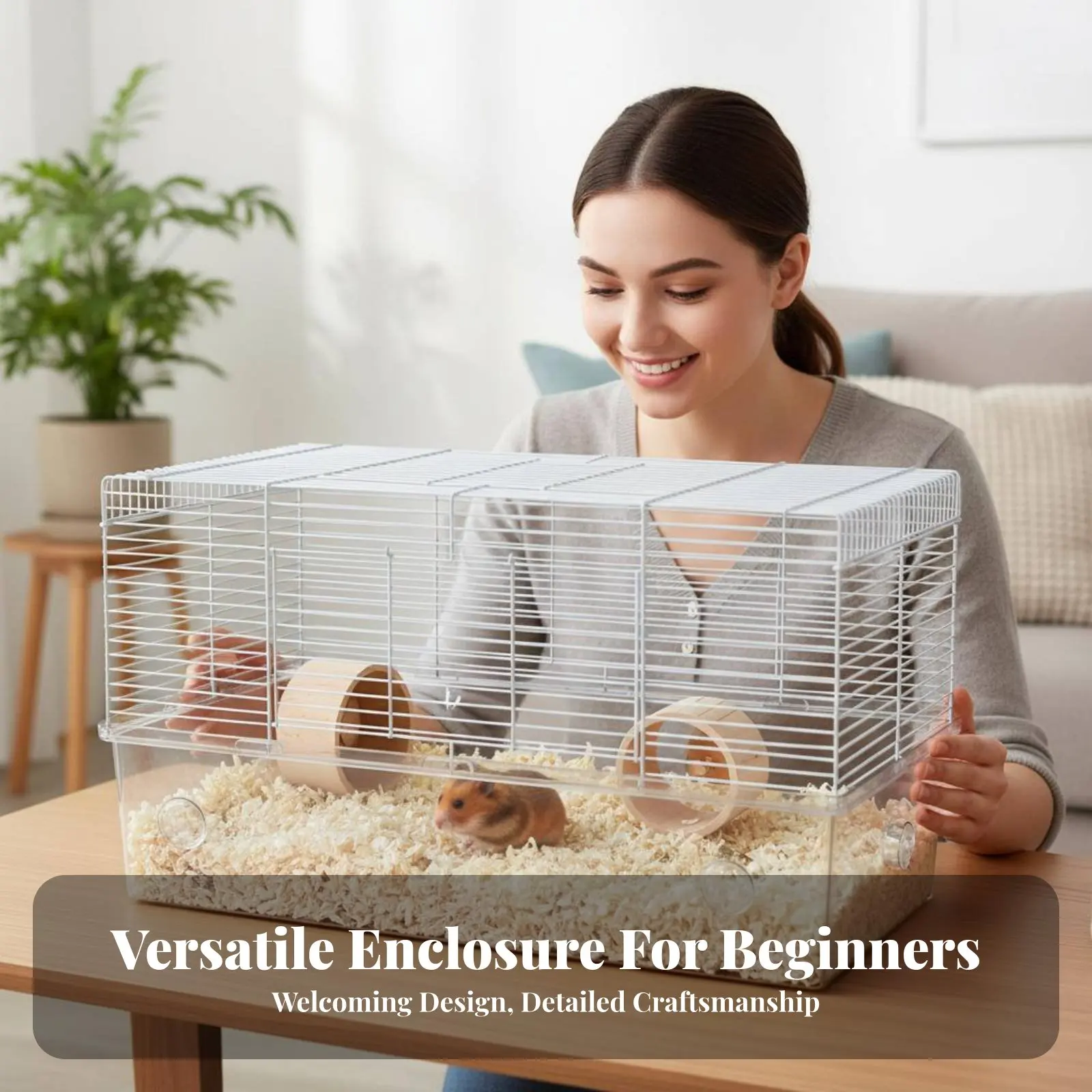 Transparent Hamster Villa ample Large Space Small Pet enclosure gnawResistant Good Ventilation for Children, Bedroom, Home
Transparent Hamster Villa ample Large Space Small Pet enclosure gnawResistant Good Ventilation for Children, Bedroom, Home