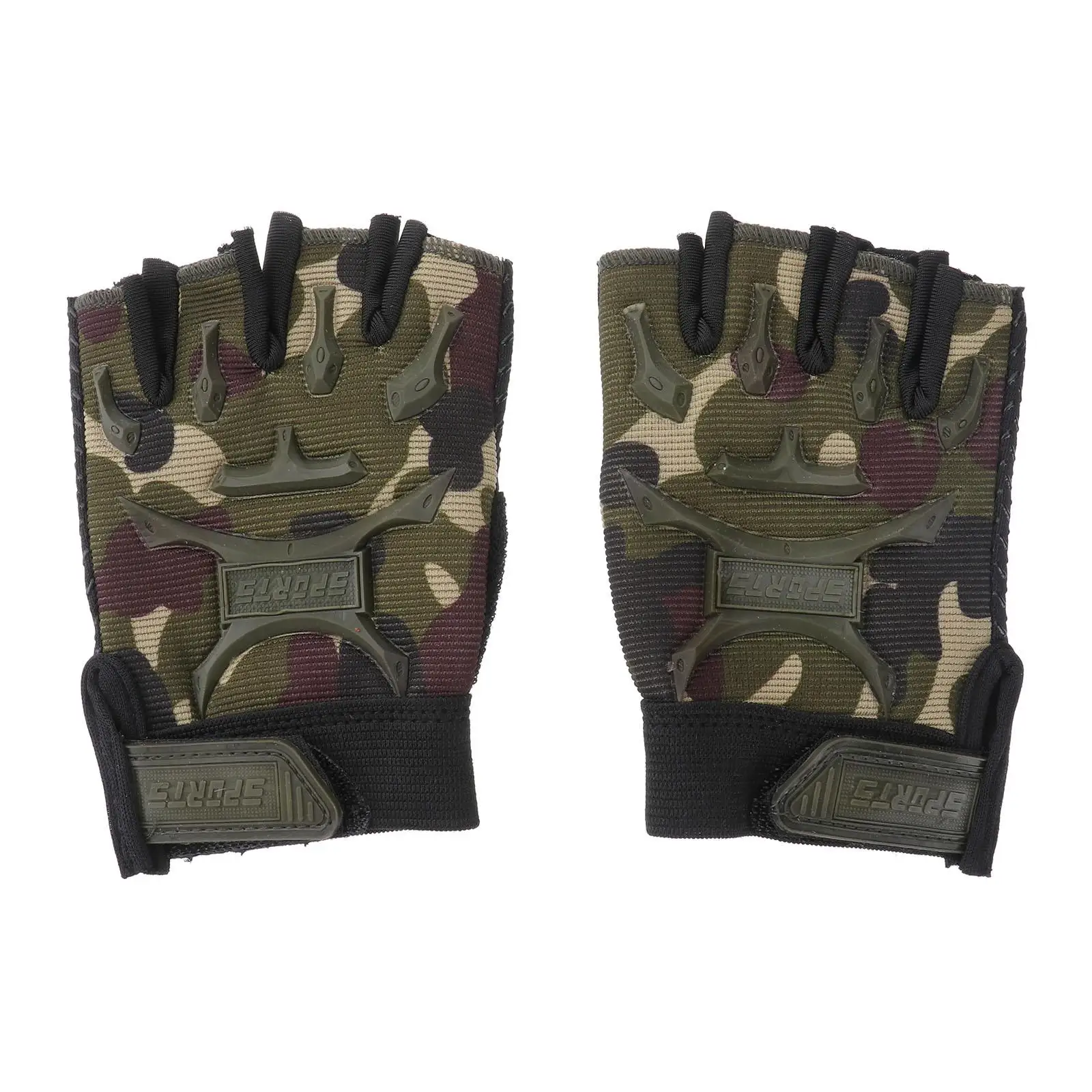 Kids Cycling Gloves Half Finger Anti Skid Sports Gloves for Children Black Camouflage Wear Time Outdoor Sports Use
Kids Cycling Gloves Half Finger Anti Skid Sports Gloves for Children Black Camouflage Wear Time Outdoor Sports Use