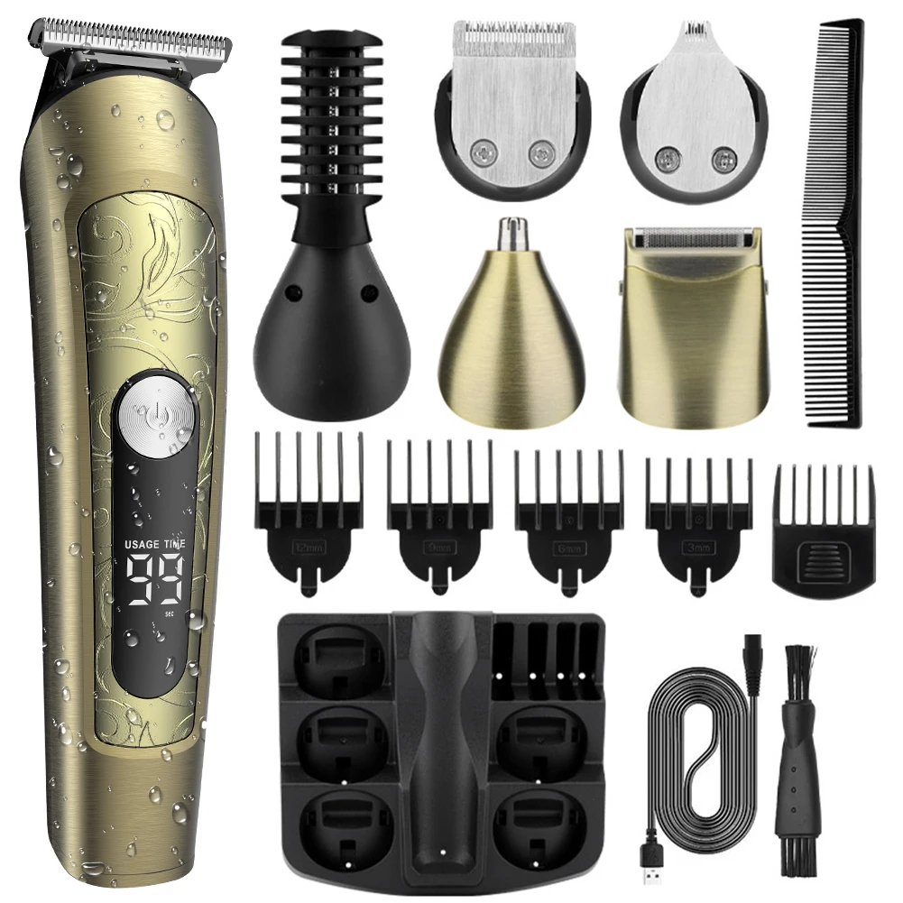 Multi-purpose Hair Clipper 6IN1Professional Hair Clippers Hair Clipper LCD Display Hair Clipper Almighty Set
Multi-purpose Hair Clipper 6IN1Professional Hair Clippers Hair Clipper LCD Display Hair Clipper Almighty Set