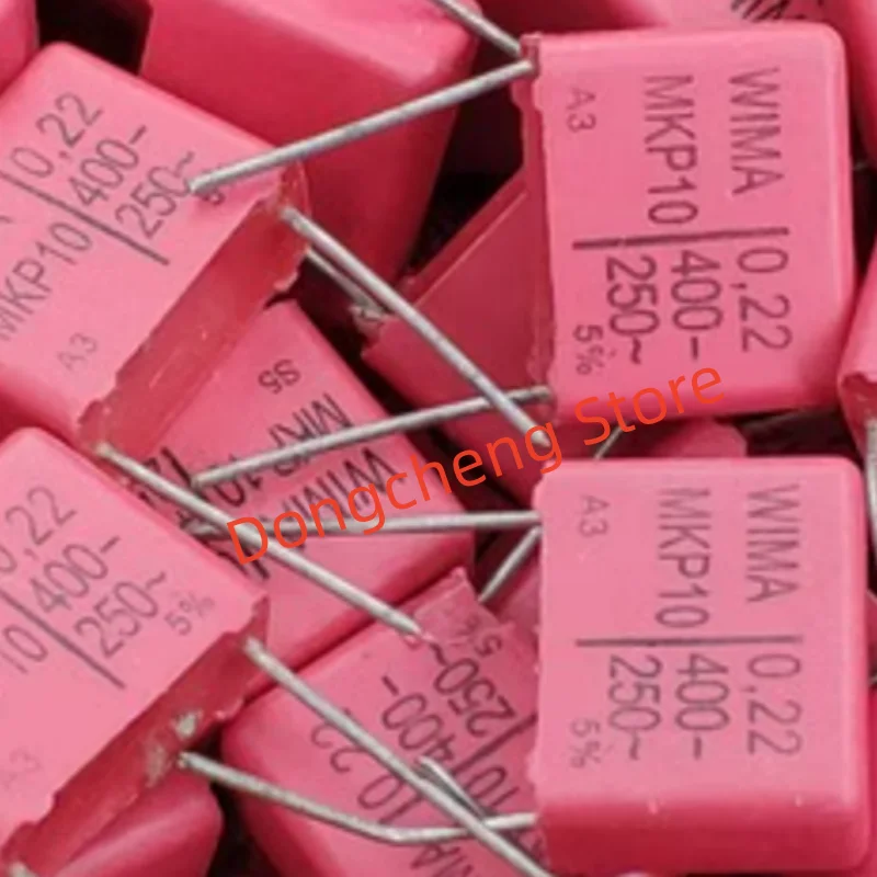 10 шт./лот, новый оригинальный конденсатор WIMA Germany MKP10 400 В 0,22 мкФ 220 нФ 400V224 P = 15 мм
10 шт./лот, новый оригинальный конденсатор WIMA Germany MKP10 400 В 0,22 мкФ 220 нФ 400V224 P = 15 мм