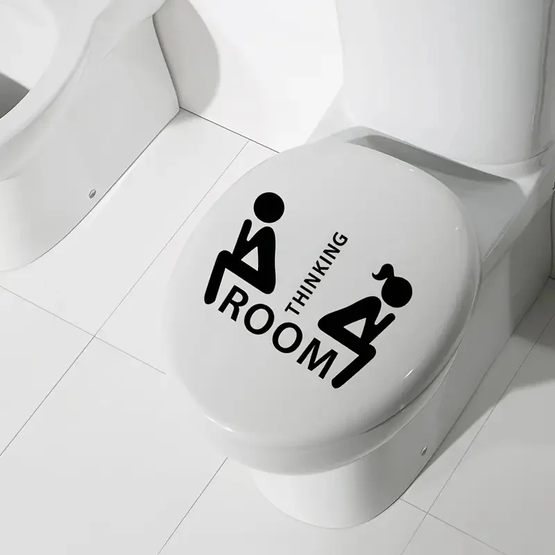 Funny Self-Adhesive Toilet Stickers,Wall Decal Removable, Reusable PVC Sticker for Toilet Lid, Bathroom Decor
Funny Self-Adhesive Toilet Stickers,Wall Decal Removable, Reusable PVC Sticker for Toilet Lid, Bathroom Decor