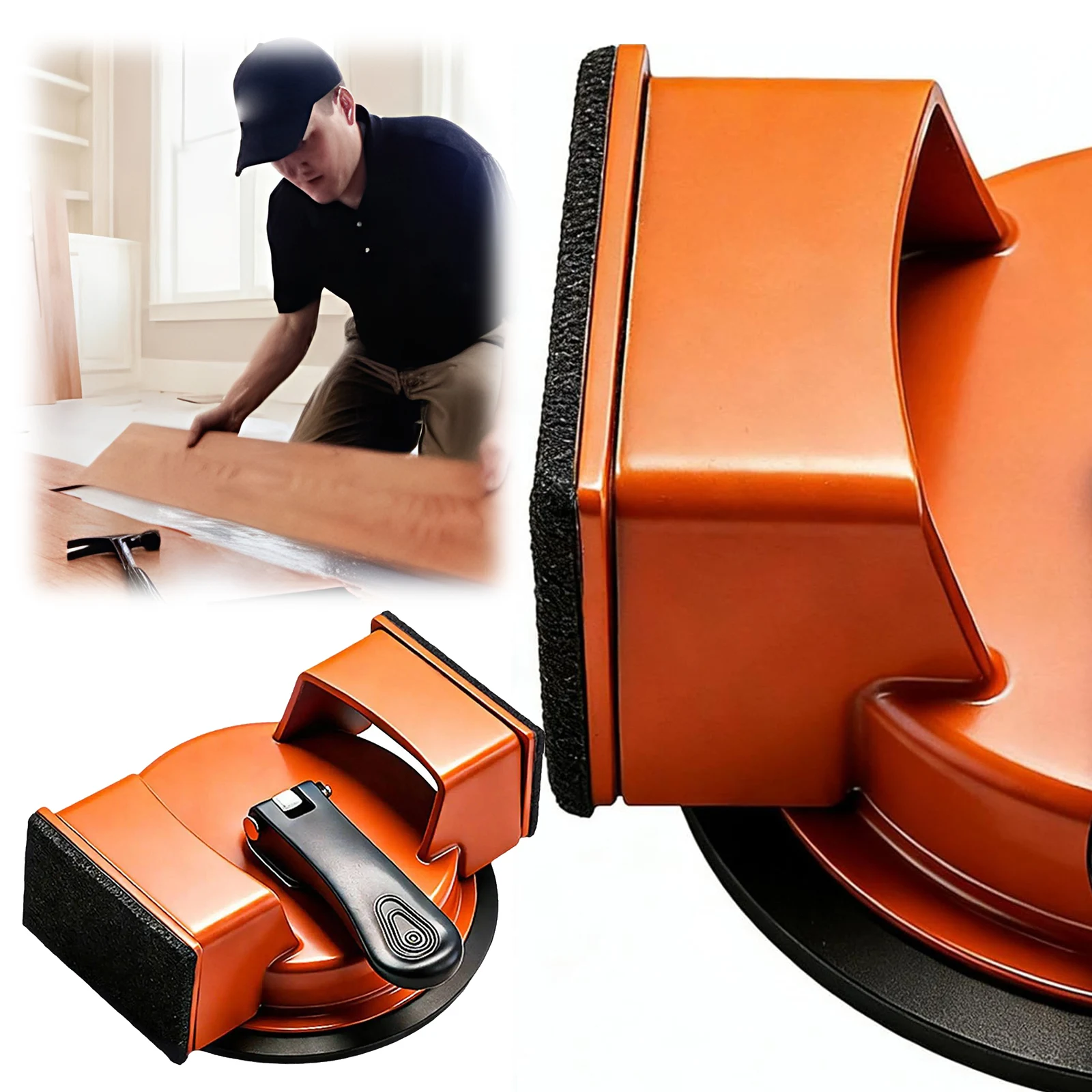 Laminate Flooring Tools Strong Suction Cup Floor Repair Suction Plank Grabber for Laminate Wood Tile Vinyl Floors
Laminate Flooring Tools Strong Suction Cup Floor Repair Suction Plank Grabber for Laminate Wood Tile Vinyl Floors
