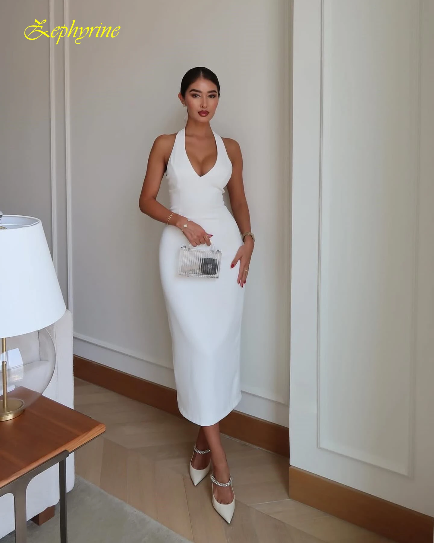 Customized Straight Halter Elegant Fashion Evening Dress and High Quality Celebrity Gowns Formal Temperament Party Dress
Customized Straight Halter Elegant Fashion Evening Dress and High Quality Celebrity Gowns Formal Temperament Party Dress