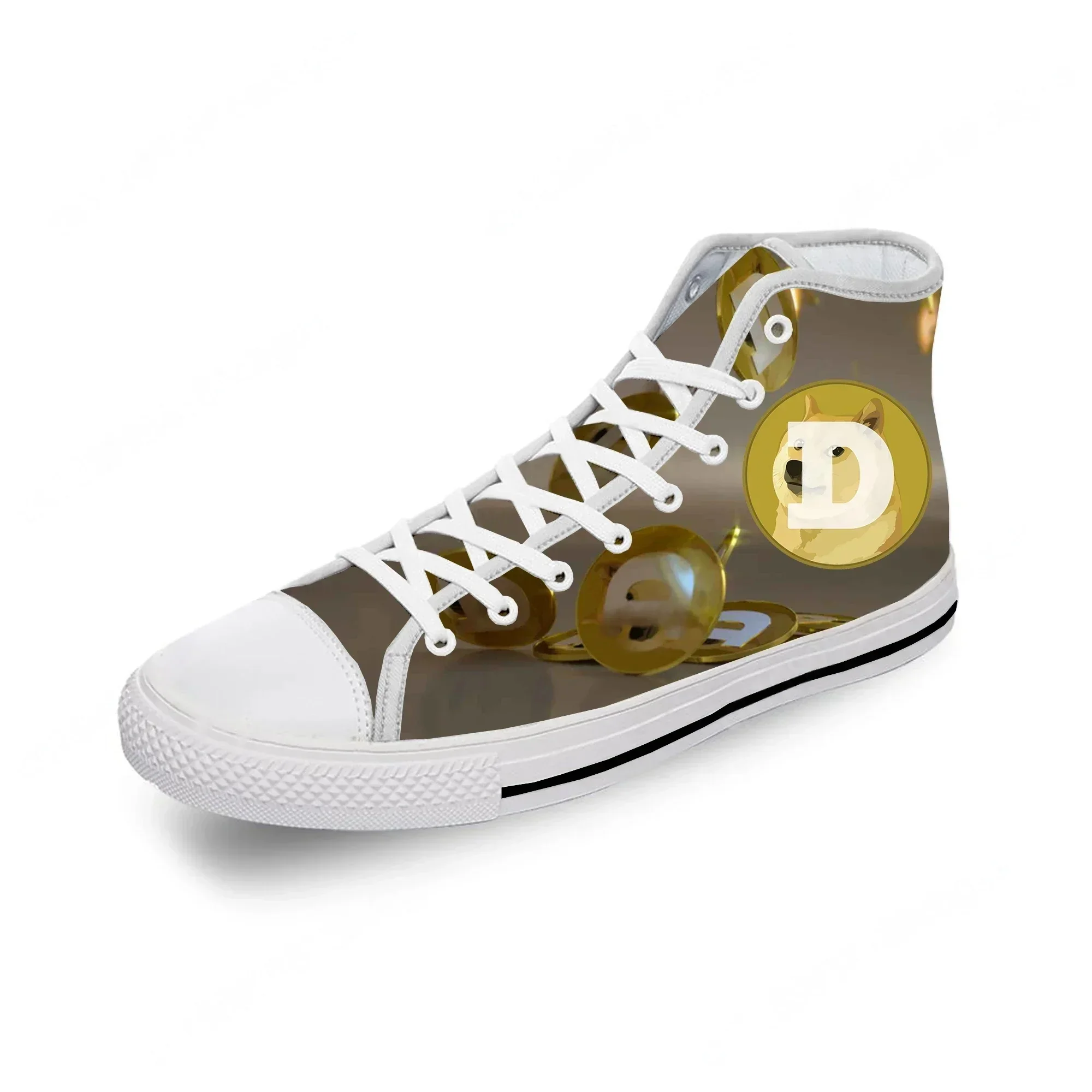 Dogecoin Doge Coin Bitcoin Cryptocurrency Cartoon Casual Cloth Shoes High Top Breathable Lightweight 3D Print Men Women Sneakers
Dogecoin Doge Coin Bitcoin Cryptocurrency Cartoon Casual Cloth Shoes High Top Breathable Lightweight 3D Print Men Women Sneakers