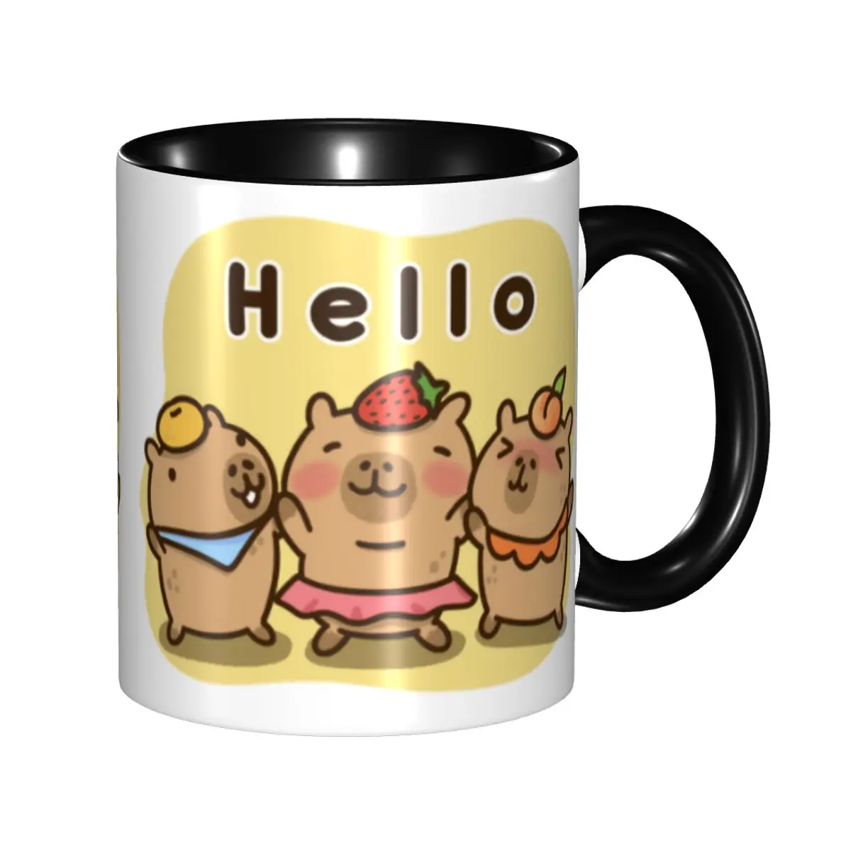 Cartoon Animal Pets Capybara Mug Customized Coffee Ceramic Mug Creative Present
Cartoon Animal Pets Capybara Mug Customized Coffee Ceramic Mug Creative Present