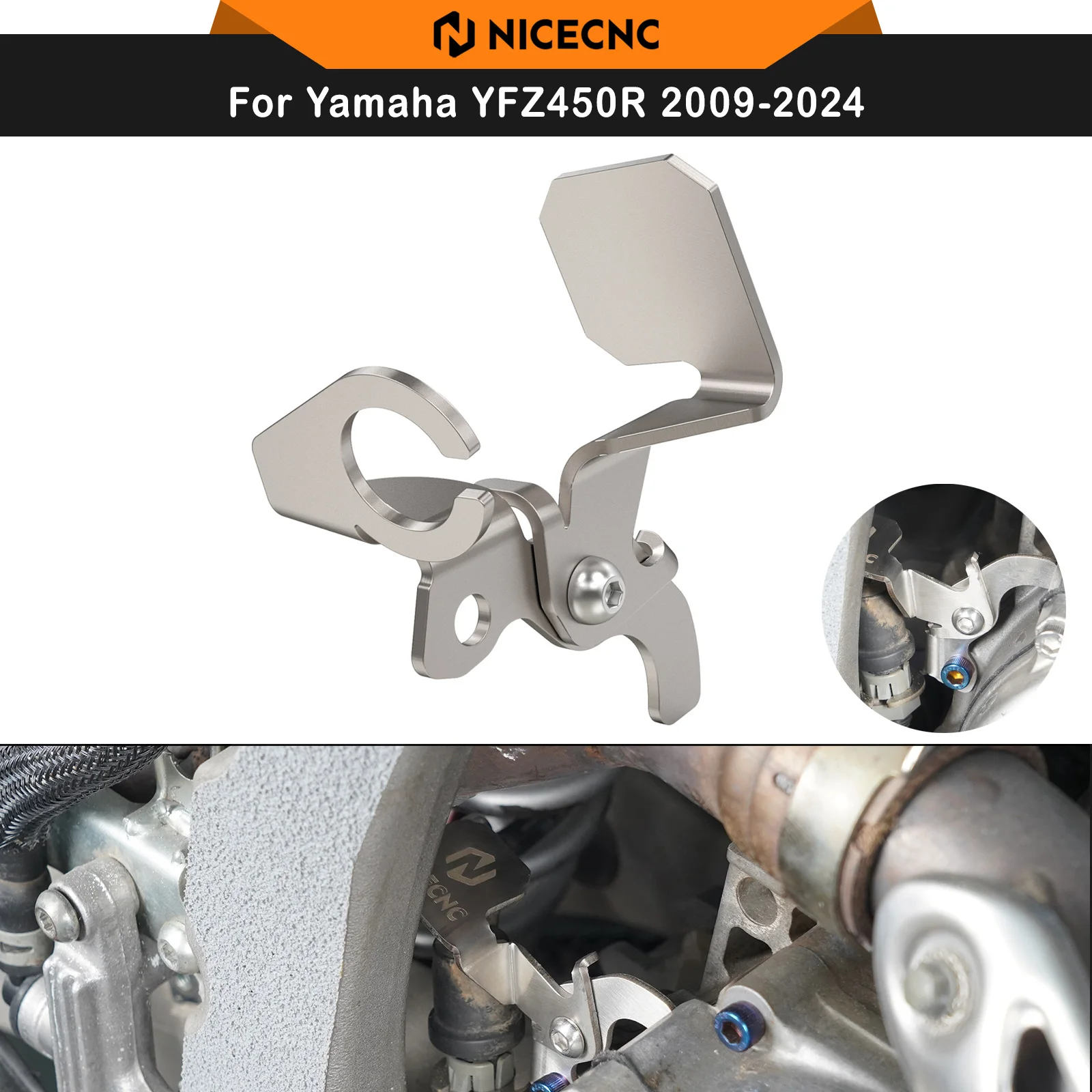 NICECNC For Yamaha YFZ450R 2009-2022 Brake Hose Holder Clamp Replace 18P-25886-00-00 Rustproof Brake Line Bracket Upgrade ATV
NICECNC For Yamaha YFZ450R 2009-2022 Brake Hose Holder Clamp Replace 18P-25886-00-00 Rustproof Brake Line Bracket Upgrade ATV