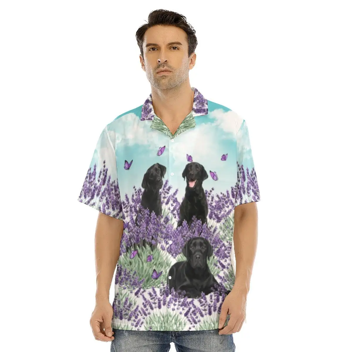 Hawaii Shirt for Men Kawaii Black Labrador Painting Shirt Beach Party Wear Short Sleeve Casual Button Clothing Plus Size
Hawaii Shirt for Men Kawaii Black Labrador Painting Shirt Beach Party Wear Short Sleeve Casual Button Clothing Plus Size