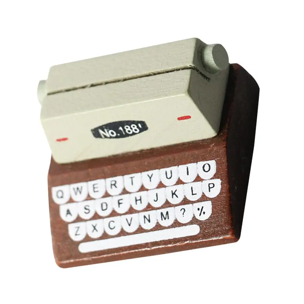 Miniature Typewriter Model Retro Home Decor Photo Prop Vintage Style Mini House Accessory Toy Kids Dollhouse Ornaments
Miniature Typewriter Model Retro Home Decor Photo Prop Vintage Style Mini House Accessory Toy Kids Dollhouse Ornaments