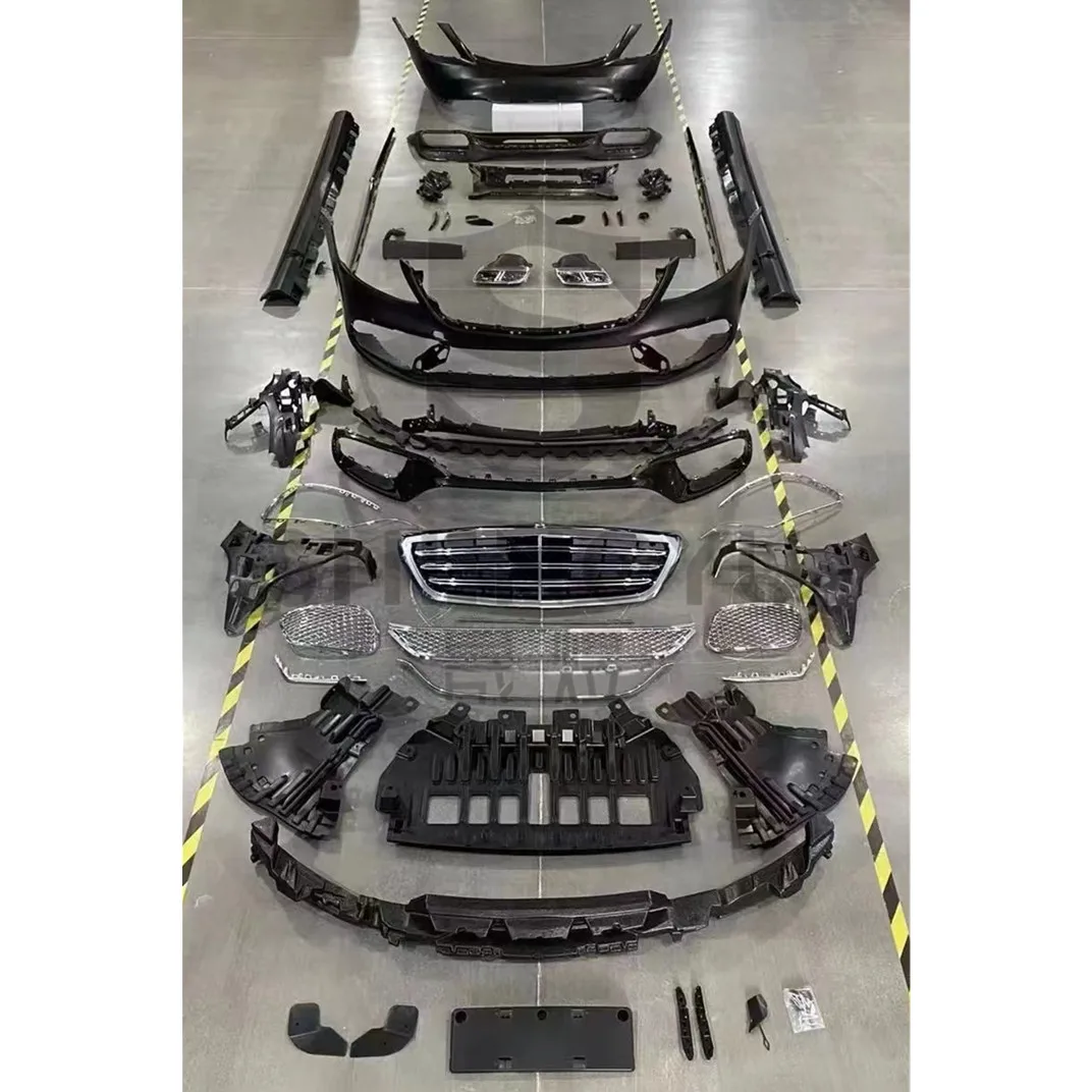 Популярные горячие продажи новейших автомобильных запчастей для Benz S Class W222 14-20 Изменение на S65 AMG с передним и задним бампером и решеткой фары
Популярные горячие продажи новейших автомобильных запчастей для Benz S Class W222 14-20 Изменение на S65 AMG с передним и задним бампером и решеткой фары