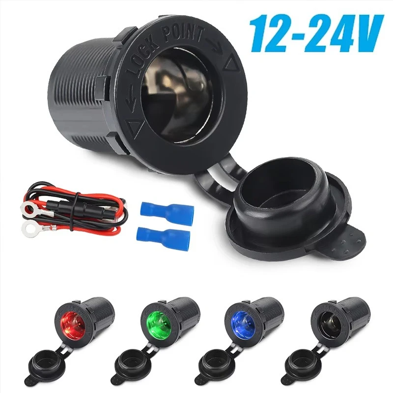 12 В 24 В водонепроницаемая вилка адаптер питания автомобильный прикуриватель для морской лодки мотоцикла грузовик RV ATV с проводом 60 см 
12 В 24 В водонепроницаемая вилка адаптер питания автомобильный прикуриватель для морской лодки мотоцикла грузовик RV ATV с проводом 60 см