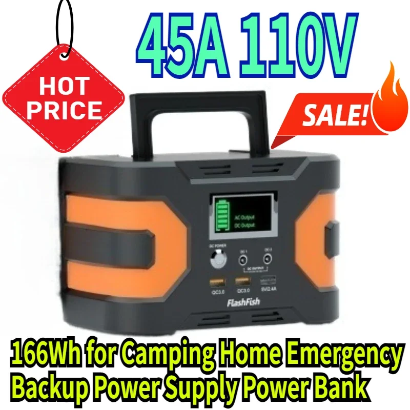 166Wh Solar Power Station CPAP Battery 45A 110V Solar Generator AC DC for Camping Home Emergency Backup Power Supply Power Bank
166Wh Solar Power Station CPAP Battery 45A 110V Solar Generator AC DC for Camping Home Emergency Backup Power Supply Power Bank