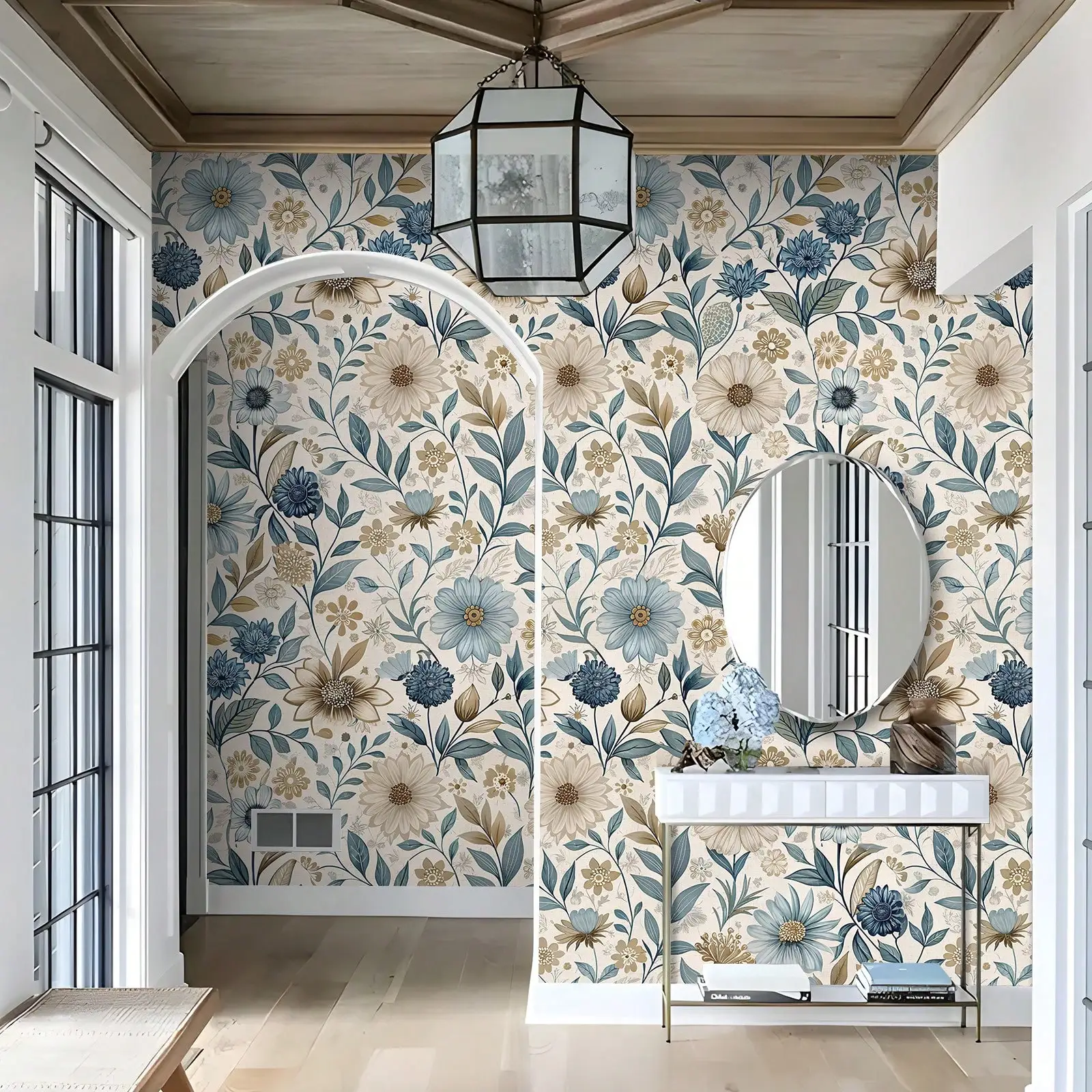 1 Roll Of Vintage Self-Adhesive Wallpaper, Elegant Floral Pattern, Texture Wallpaper, PET Seamless Removable Contact Paper, Wate
1 Roll Of Vintage Self-Adhesive Wallpaper, Elegant Floral Pattern, Texture Wallpaper, PET Seamless Removable Contact Paper, Wate
