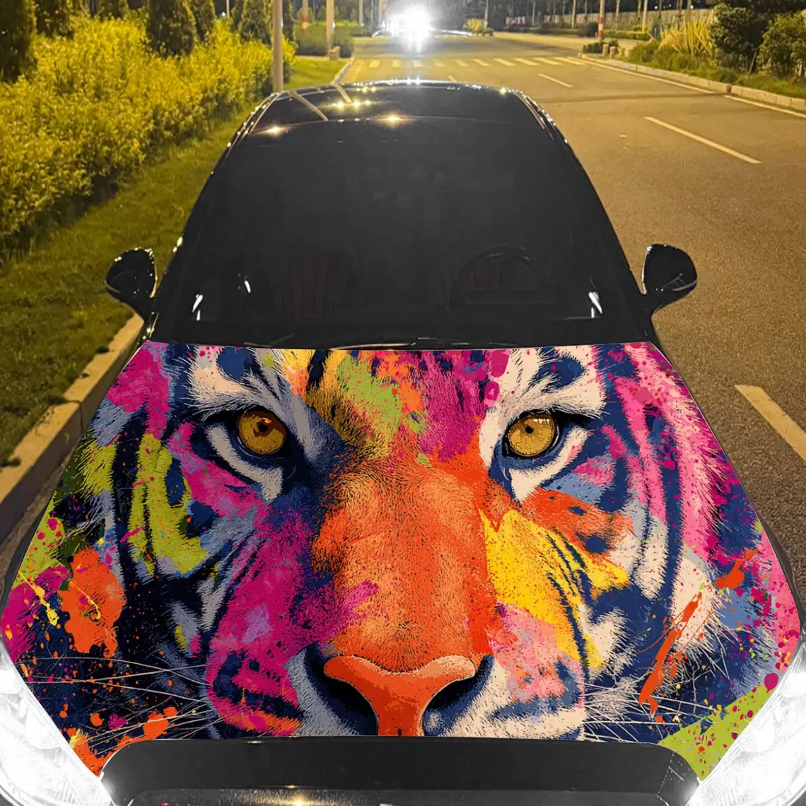 Car Decal Tiger with Colorful Graffiti Artistic Background & Ferocious-Urban Aesthetic Car Hood Sticker, Waterproof Self - Adhes
Car Decal Tiger with Colorful Graffiti Artistic Background & Ferocious-Urban Aesthetic Car Hood Sticker, Waterproof Self - Adhes