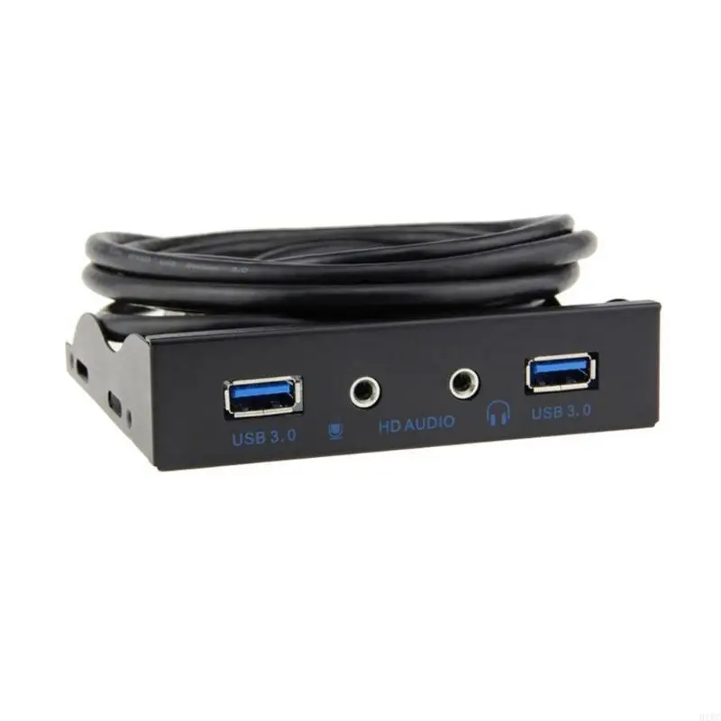Black USB3.0 Front Panel 19Pin to 2xUSB3.0 for Computer Multiple Device
Black USB3.0 Front Panel 19Pin to 2xUSB3.0 for Computer Multiple Device
