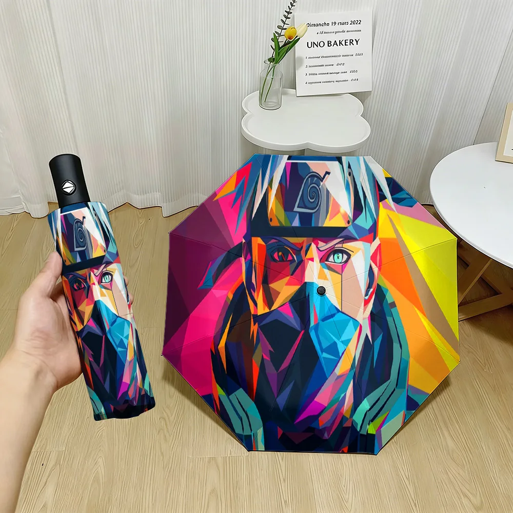 Anime Kakashi Hatake Colorful Geometric Pop Art Portrait Print Automatic Folding Umbrella – UV Protection Sun & Rain Umbrella fo
Anime Kakashi Hatake Colorful Geometric Pop Art Portrait Print Automatic Folding Umbrella – UV Protection Sun & Rain Umbrella fo