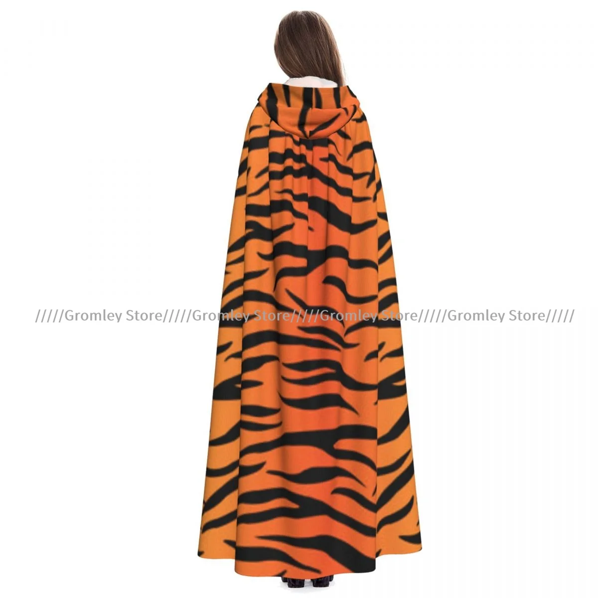 Medieval Halloween Cosplay Cloak Hooded Coat Tiger Skin Pattern Cape Coat Long Trench Costume Wizard Cloak
Medieval Halloween Cosplay Cloak Hooded Coat Tiger Skin Pattern Cape Coat Long Trench Costume Wizard Cloak