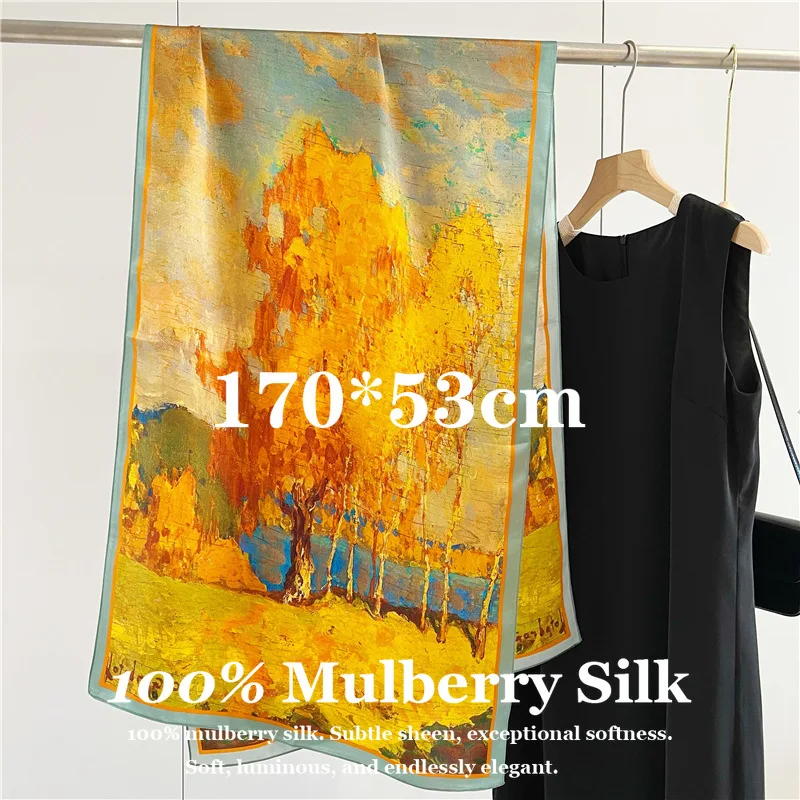 100% Silk Scarf Shoulder Wrap 170*53cm for Evening Dresses Church Formal Soft Smooth Breathable Echarpes Bufanda Shawl Wrap Gift
100% Silk Scarf Shoulder Wrap 170*53cm for Evening Dresses Church Formal Soft Smooth Breathable Echarpes Bufanda Shawl Wrap Gift
