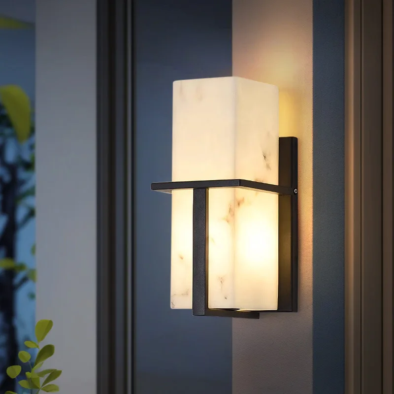 Creative Artificial Marble Wall Lamp Black Stainless Steel Indoor Parlor Bathroom Bedroom Stairs Lighting Sconce
Creative Artificial Marble Wall Lamp Black Stainless Steel Indoor Parlor Bathroom Bedroom Stairs Lighting Sconce