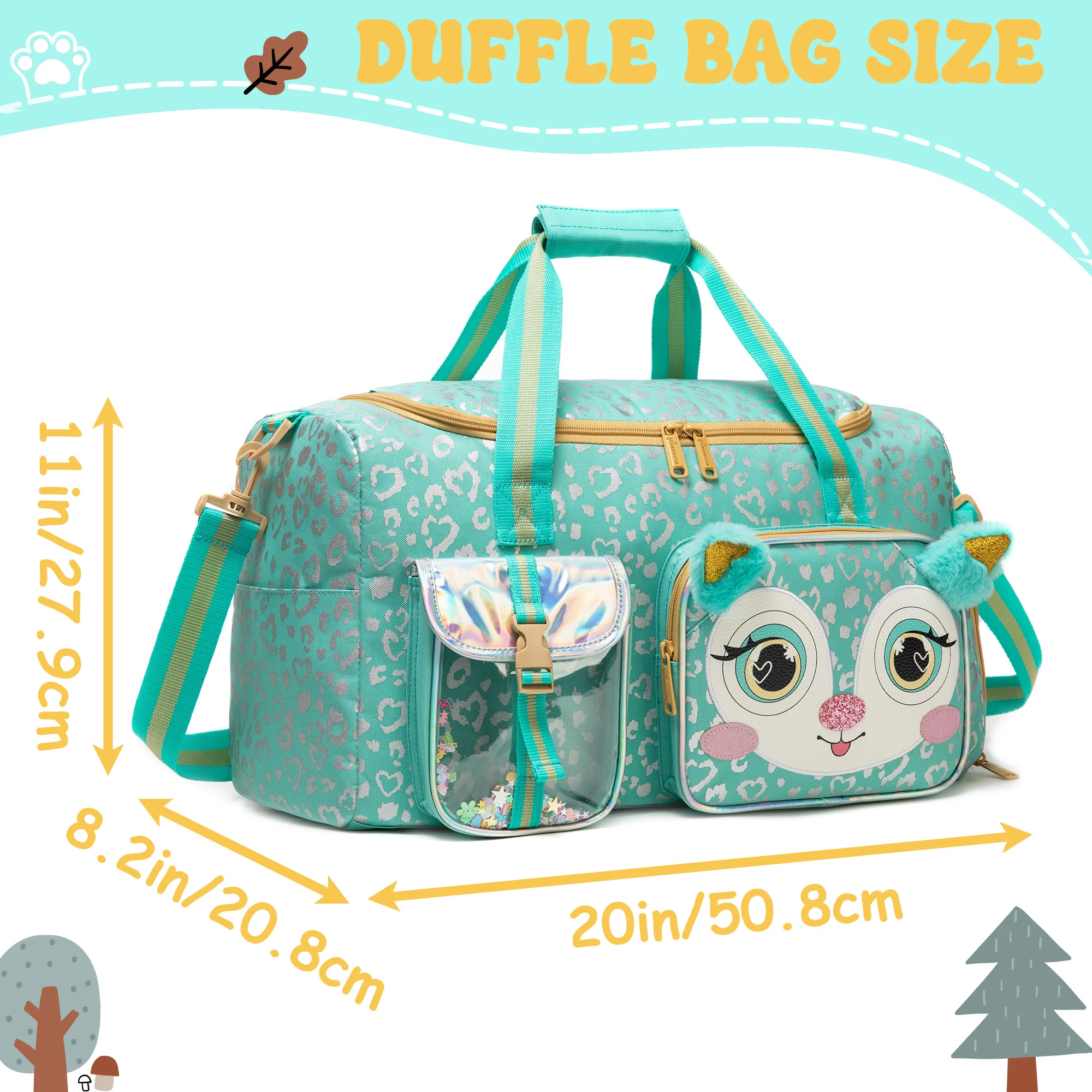 Kids Duffle Bag Girls Travel Bag for Kids Overnight Bag for Girls Dance Bag for Weekender Bag Gym Bag with Shoe Compartment
Kids Duffle Bag Girls Travel Bag for Kids Overnight Bag for Girls Dance Bag for Weekender Bag Gym Bag with Shoe Compartment