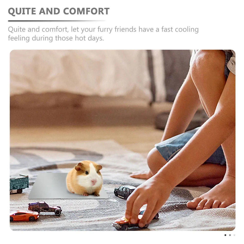 4pcs Cooling Pad 12x8cm Summer Ice Plate Bunny Hamster Guinea Pig Small Animal Cooling Mat Bed Pet House Summer Pet Supply
4pcs Cooling Pad 12x8cm Summer Ice Plate Bunny Hamster Guinea Pig Small Animal Cooling Mat Bed Pet House Summer Pet Supply