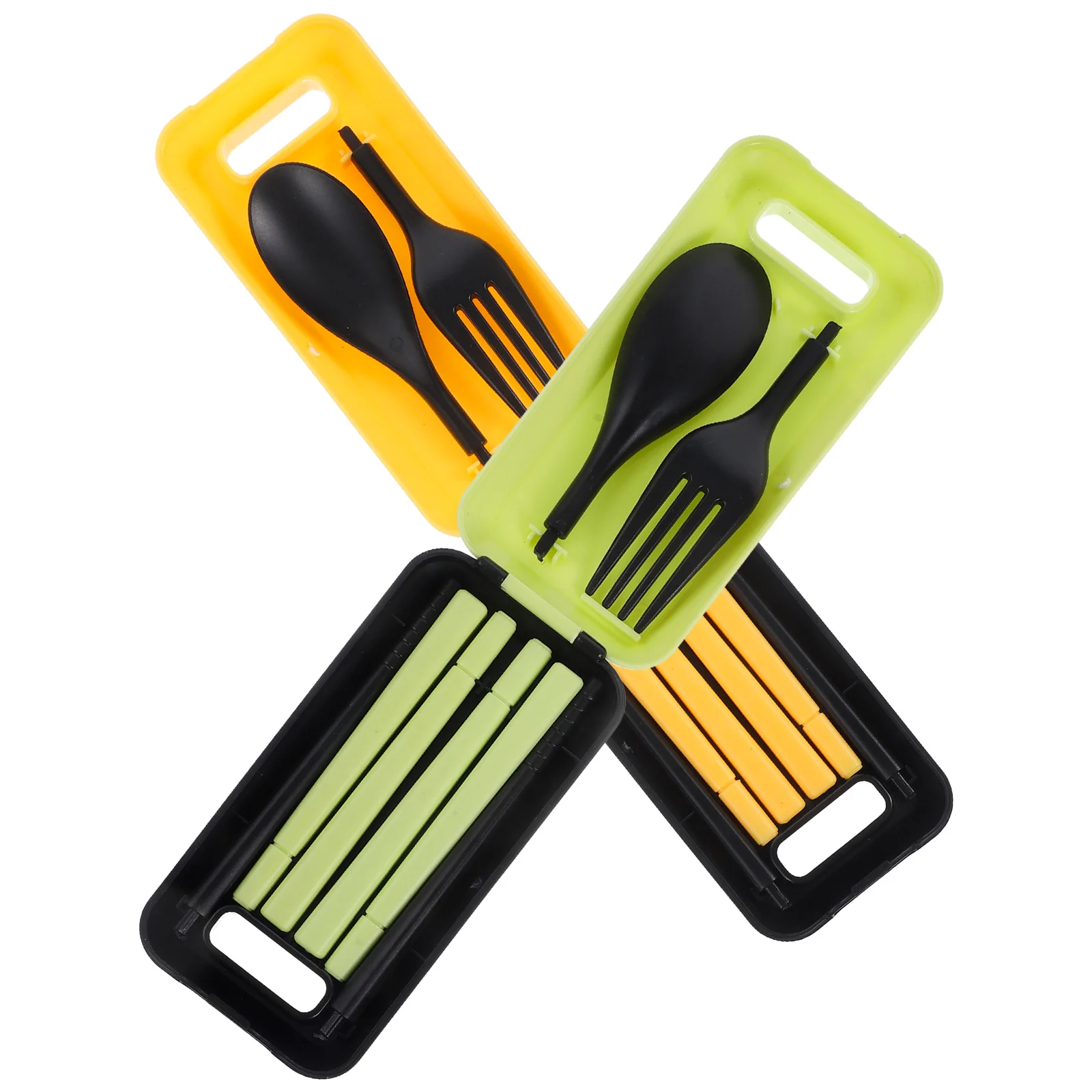 2Sets Portable Folding Cutlery Set ABS Plastic Tableware Kit Travel Camping Foldable Chopsticks Fork Spoon Storage Case
2Sets Portable Folding Cutlery Set ABS Plastic Tableware Kit Travel Camping Foldable Chopsticks Fork Spoon Storage Case