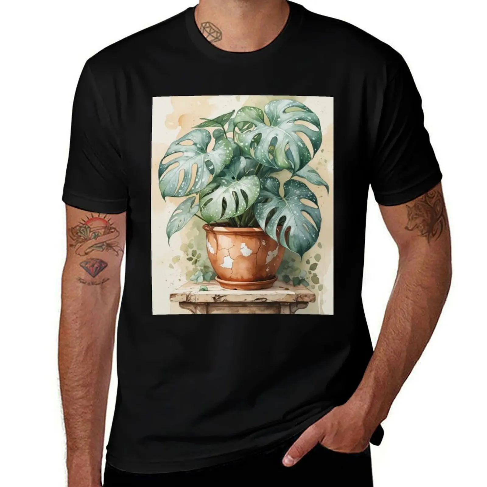 Thai Constellation Monstera Art Print in Flower Pot T-Shirt vintage clothes anime croswit shirt man men t shirts
Thai Constellation Monstera Art Print in Flower Pot T-Shirt vintage clothes anime croswit shirt man men t shirts