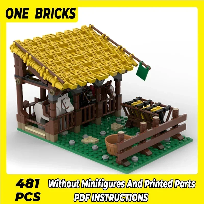Moc Building Blocks Modular Street View Medieval Stables Technical Bricks DIY Assembly Construction Toys For Child Holiday Gifts
Moc Building Blocks Modular Street View Medieval Stables Technical Bricks DIY Assembly Construction Toys For Child Holiday Gifts