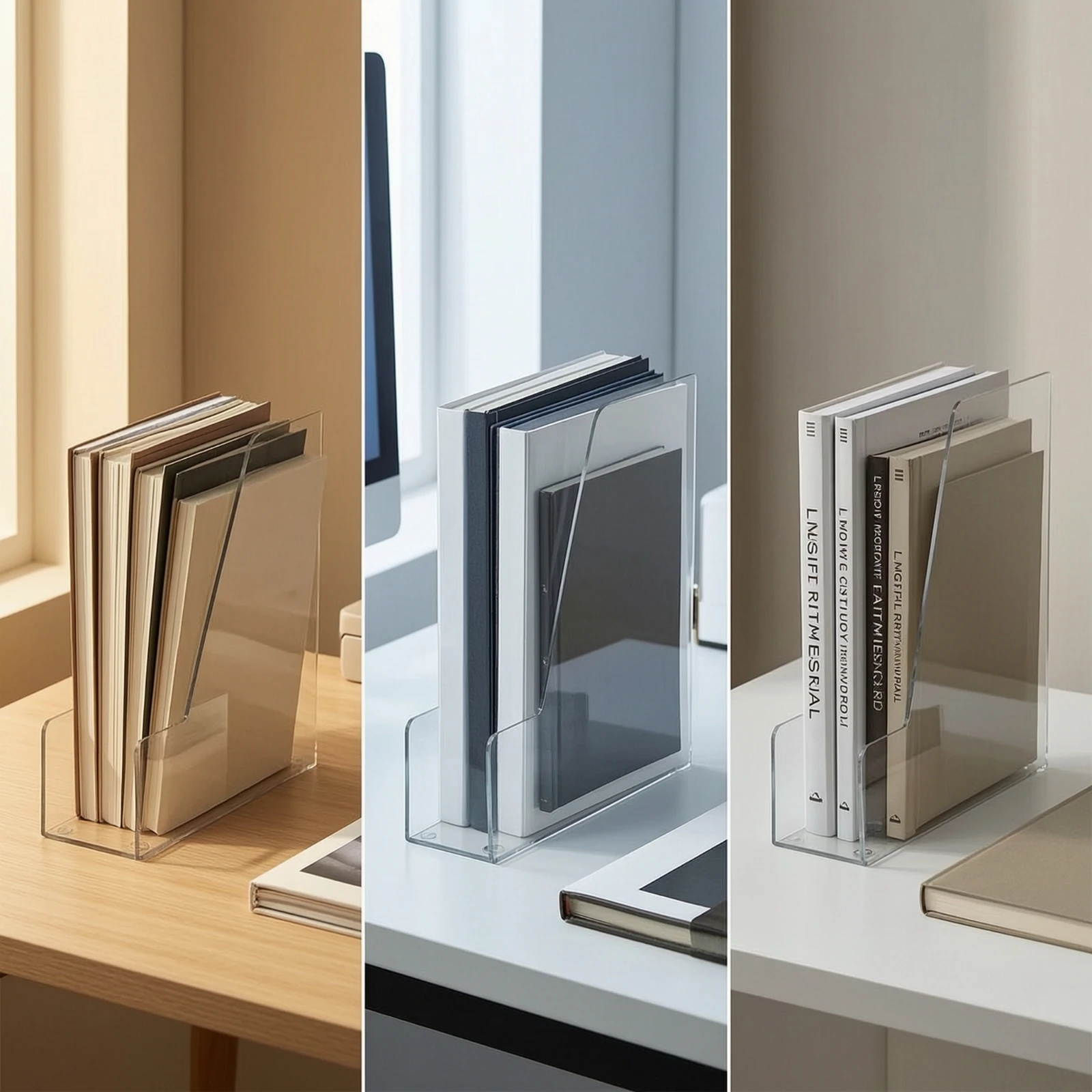 Desktop Book Organizer Sturdy Desktop File Organizer Desk File Holder Space-Saving for Professionals, Office, Classroom
Desktop Book Organizer Sturdy Desktop File Organizer Desk File Holder Space-Saving for Professionals, Office, Classroom