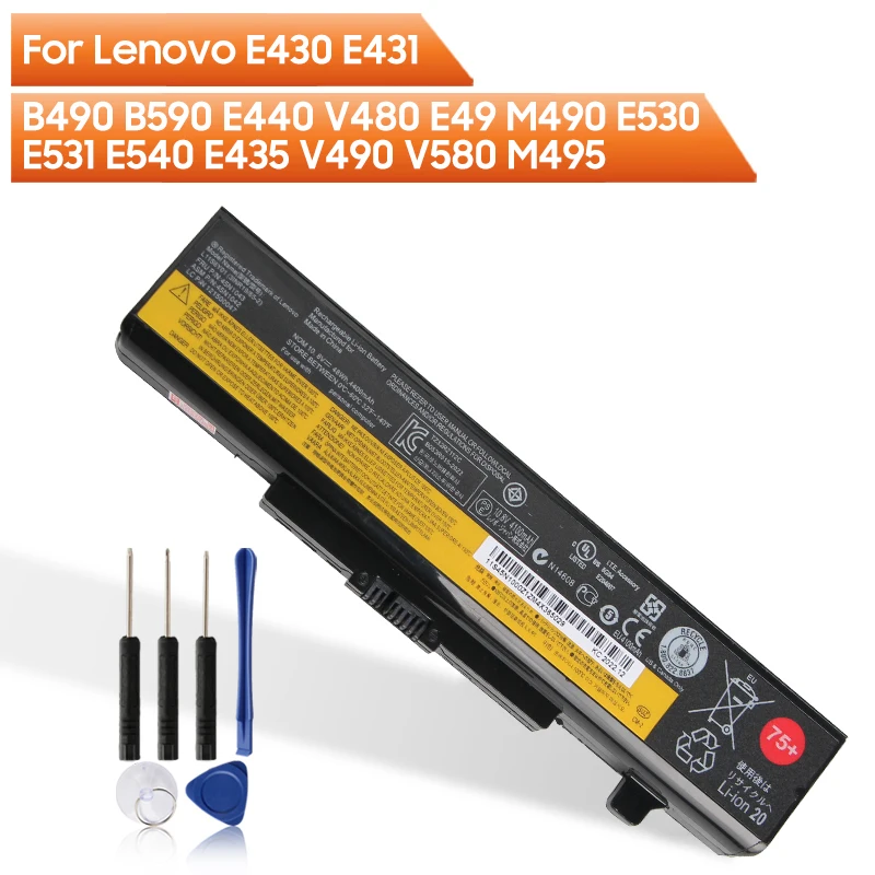 Сменный аккумулятор для Lenovo E430 E440 E431 B490 B590 V480 E49 M490 E530 E531 E540 E435 V490 M495 V580
Сменный аккумулятор для Lenovo E430 E440 E431 B490 B590 V480 E49 M490 E530 E531 E540 E435 V490 M495 V580