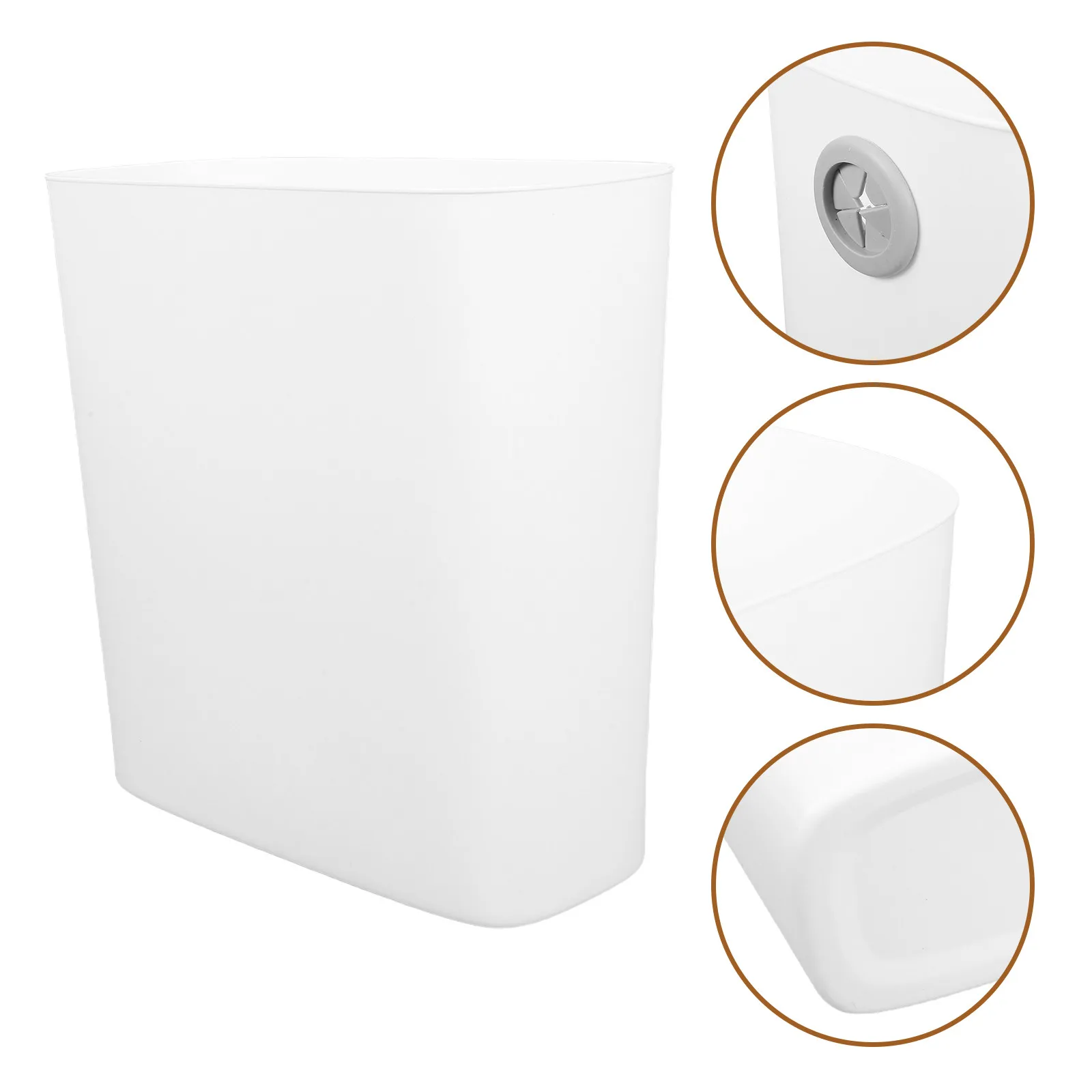 2Pcs Narrow Trash Bin with Card Ring Holder Slim Garbage Container for Kitchen Bathroom Dorm Room Small Space Recycling Basket
2Pcs Narrow Trash Bin with Card Ring Holder Slim Garbage Container for Kitchen Bathroom Dorm Room Small Space Recycling Basket