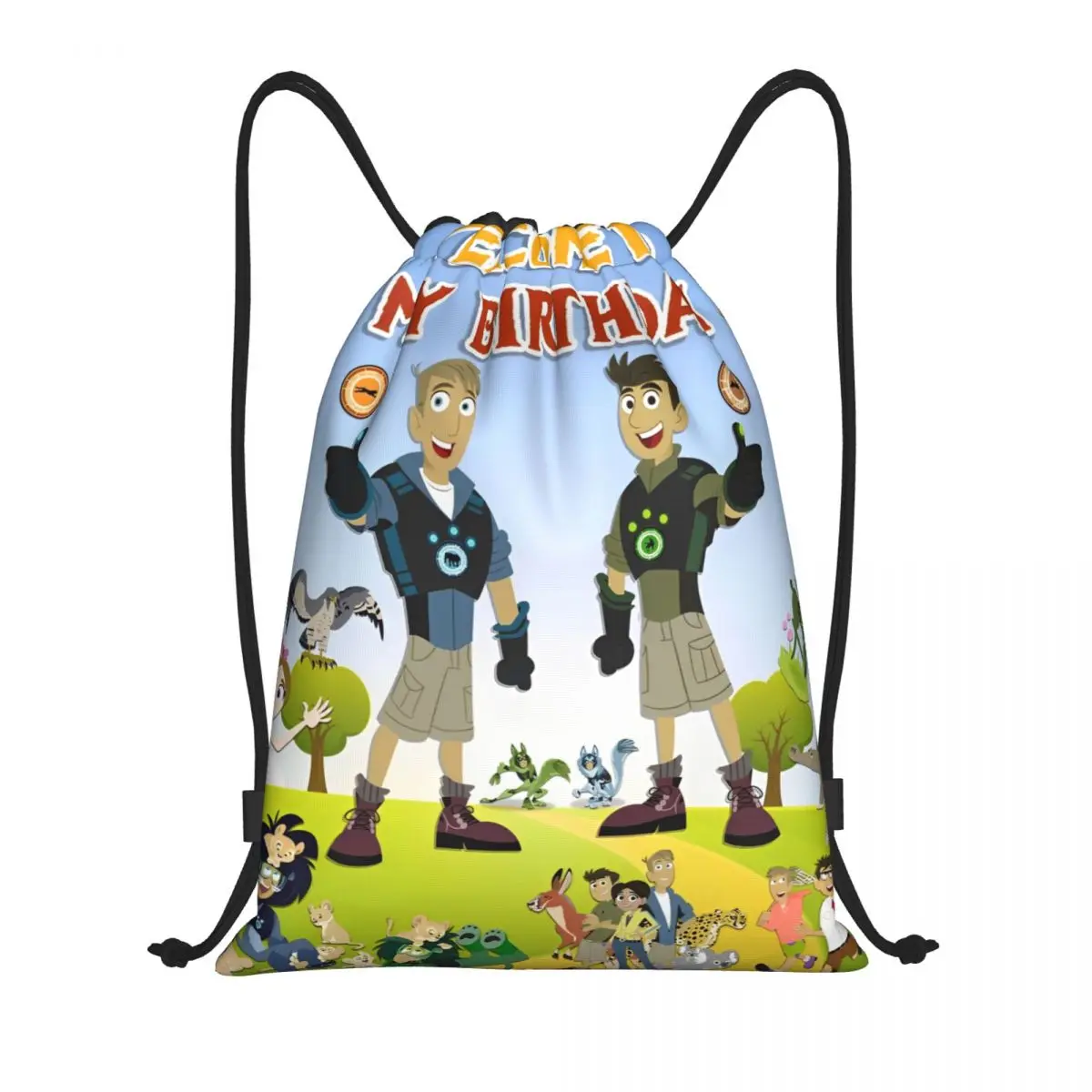 Wild Kratts Anime Bag Drawstring Backpack Sports Gym Sackpack String Bag for Exercise
Wild Kratts Anime Bag Drawstring Backpack Sports Gym Sackpack String Bag for Exercise