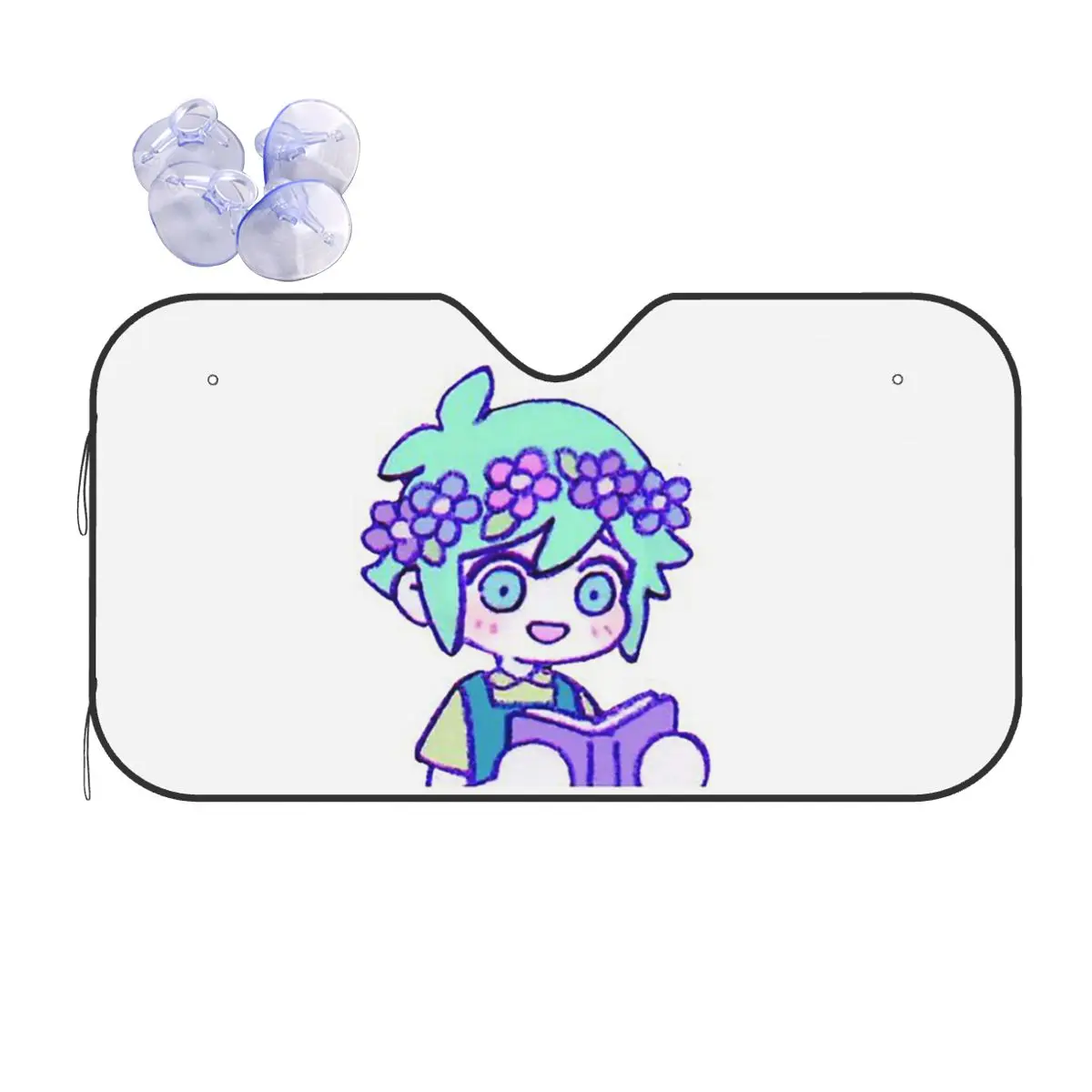 Симпатичный базилик Omori Emote солнцезащитный козырек на лобовое стекло автомобиля, солнцезащитный козырек, аксессуары, чехлы
Симпатичный базилик Omori Emote солнцезащитный козырек на лобовое стекло автомобиля, солнцезащитный козырек, аксессуары, чехлы
