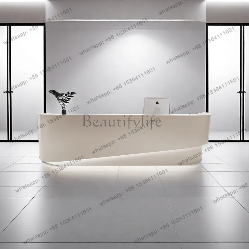LJY Best Company Reception Desks Simple Aesthetic Minimalist Design Reception Desks Design European Mostrador Trendy Furniture
LJY Best Company Reception Desks Simple Aesthetic Minimalist Design Reception Desks Design European Mostrador Trendy Furniture