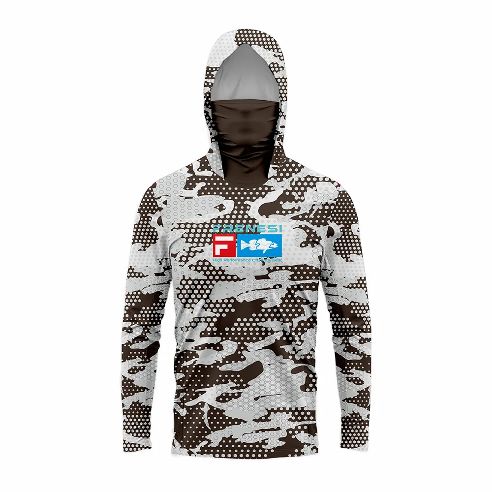 Frenesi Long Sleeve Fishing Hoodie Men Anti-UV Sun Protection Clothes Fish Hooded Shirt Hunting Jungle Camouflage Tops New
Frenesi Long Sleeve Fishing Hoodie Men Anti-UV Sun Protection Clothes Fish Hooded Shirt Hunting Jungle Camouflage Tops New