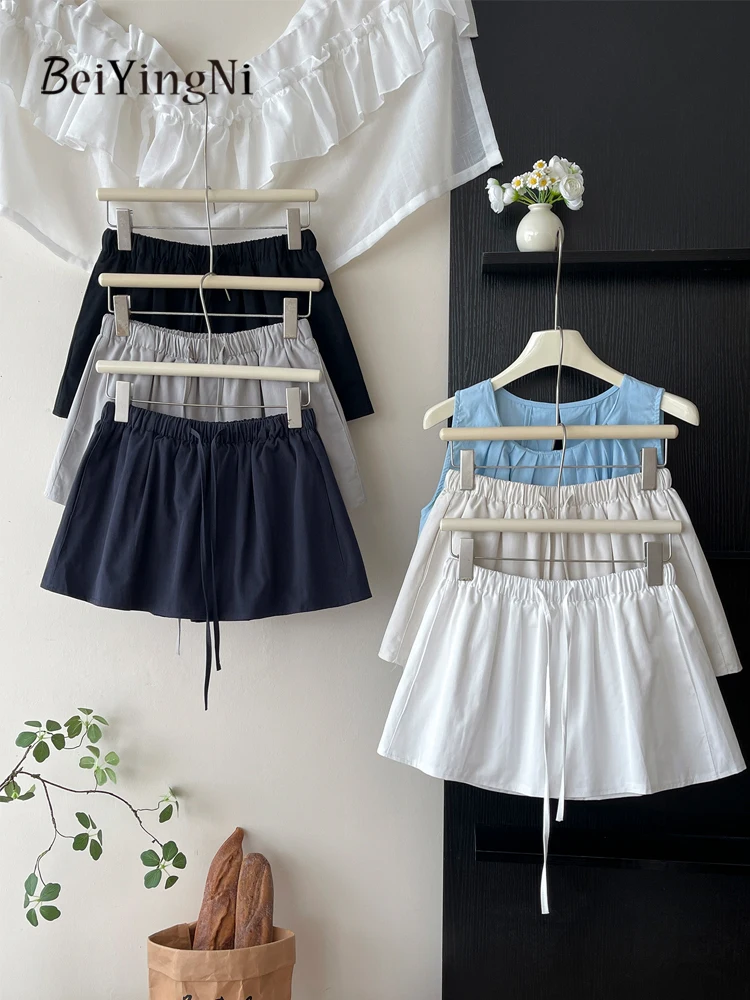 Beiyingni Korean Casual Women Sports Mini Skirts Cotton Simple Summer Fashion A-line Skirt Female Short Culottes Lining Faldas
Beiyingni Korean Casual Women Sports Mini Skirts Cotton Simple Summer Fashion A-line Skirt Female Short Culottes Lining Faldas
