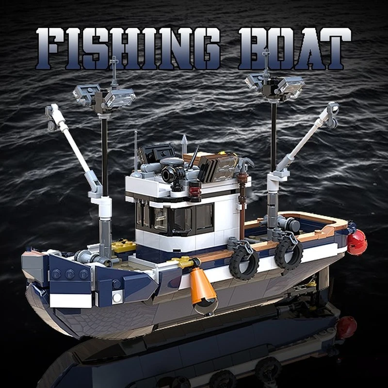 669PCS MOC Fishing Boat DIY Educational Model Building Blocks, Educational Toy for Kids, Birthday Christmas Gift Assembly
669PCS MOC Fishing Boat DIY Educational Model Building Blocks, Educational Toy for Kids, Birthday Christmas Gift Assembly
