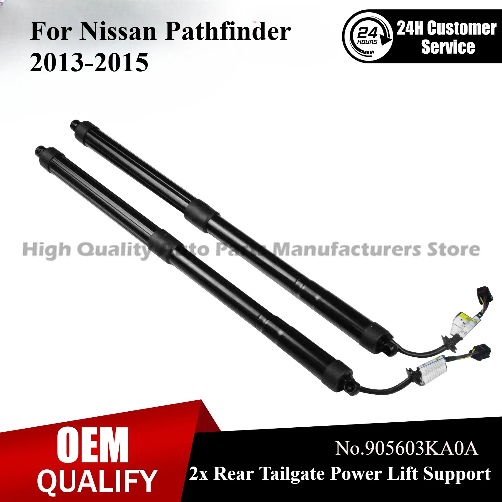 2x Rear Tailgate Power Lift Support for Nissan Pathfinder 2013-15 No.905603KA0A
2x Rear Tailgate Power Lift Support for Nissan Pathfinder 2013-15 No.905603KA0A