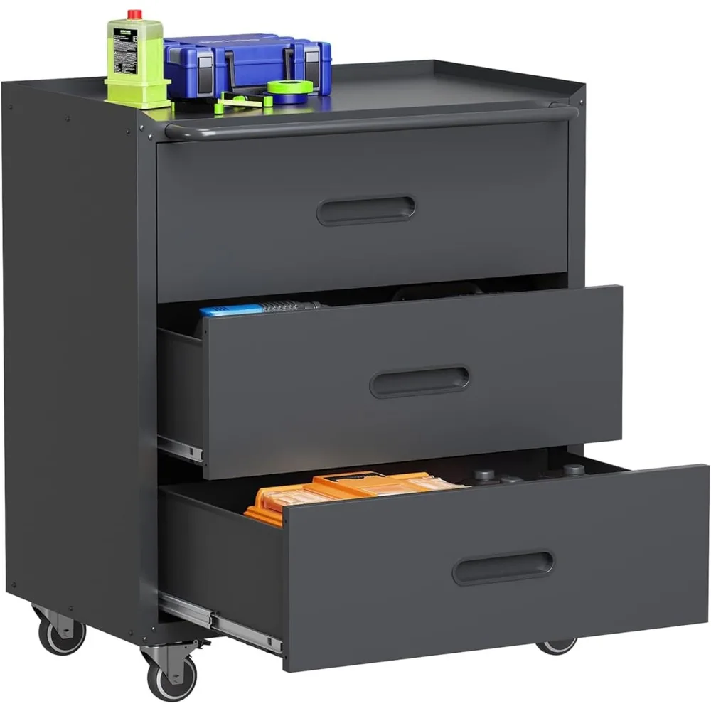 Металлический гаражный шкаф для хранения на колесах, запираемый шкаф для инструментов с 3 ящиками, сверхмощный мобильный стальной шкаф для Gara
Металлический гаражный шкаф для хранения на колесах, запираемый шкаф для инструментов с 3 ящиками, сверхмощный мобильный стальной шкаф для Gara