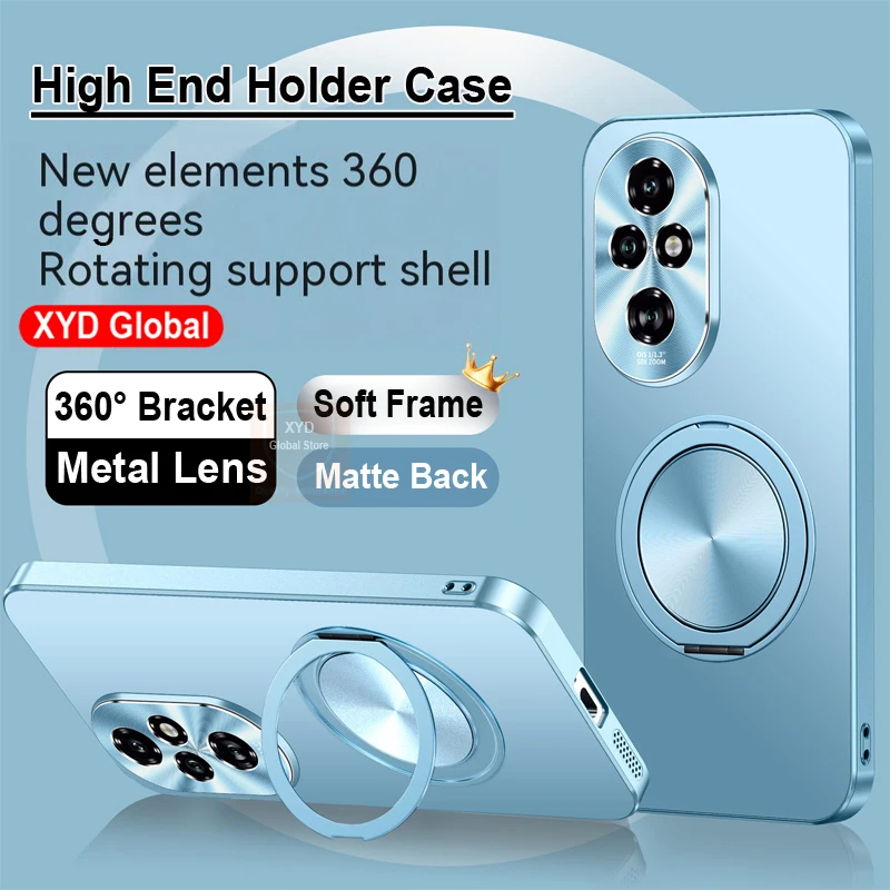 High End For Honor 200 Pro Case Magnetic Holder Ring Cover For Honor 200 Pro Phone Case Shell 360 Bracket Stand Bumper 
High End For Honor 200 Pro Case Magnetic Holder Ring Cover For Honor 200 Pro Phone Case Shell 360 Bracket Stand Bumper
