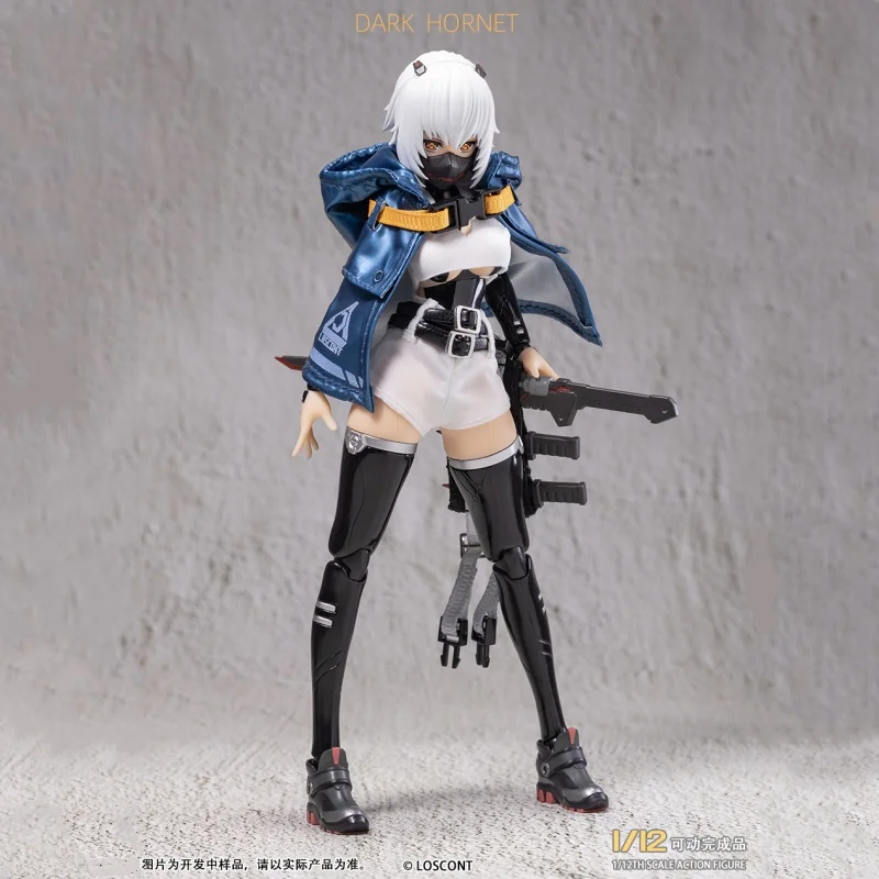 1/12th Scale Action Figure Aba-002 Dark Hornet Armed Battle Angel Mobile Suit Girl Women Soldier Collectible Figure Model Toy
1/12th Scale Action Figure Aba-002 Dark Hornet Armed Battle Angel Mobile Suit Girl Women Soldier Collectible Figure Model Toy