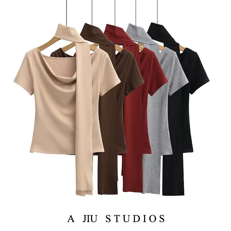 Футболка Slim Fit ort Sve Женская дизайнерская футболка Sle Summer New Faionable ort Length Street Sle Pure Color Другой материал
Футболка Slim Fit ort Sve Женская дизайнерская футболка Sle Summer New Faionable ort Length Street Sle Pure Color Другой материал