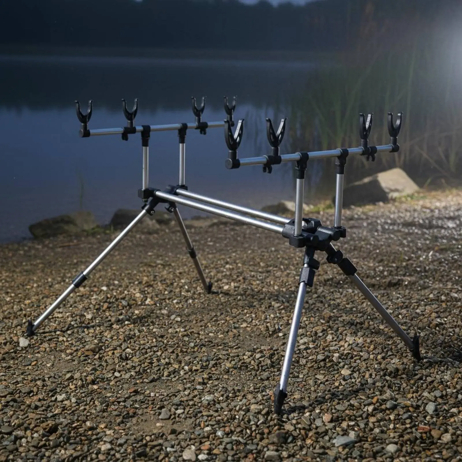Carp Fishing Rod Stand Adjustable Height Multi-Rod Bank Fishing Stand Portable Rustproof for Lakeside
Carp Fishing Rod Stand Adjustable Height Multi-Rod Bank Fishing Stand Portable Rustproof for Lakeside