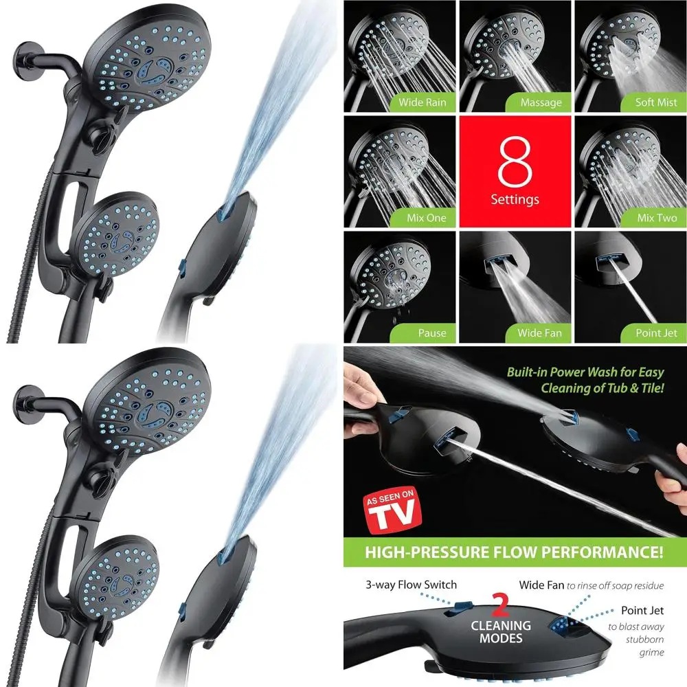 Высоконапорный ручной/тропический душ-комбо, 3-режимный, с регулируемым кронштейном, насадками против засоров, для ванны и мытья животных, шланг 6 футов, матовая бронза
Высоконапорный ручной/тропический душ-комбо, 3-режимный, с регулируемым кронштейном, насадками против засоров, для ванны и мытья животных, шланг 6 футов, матовая бронза