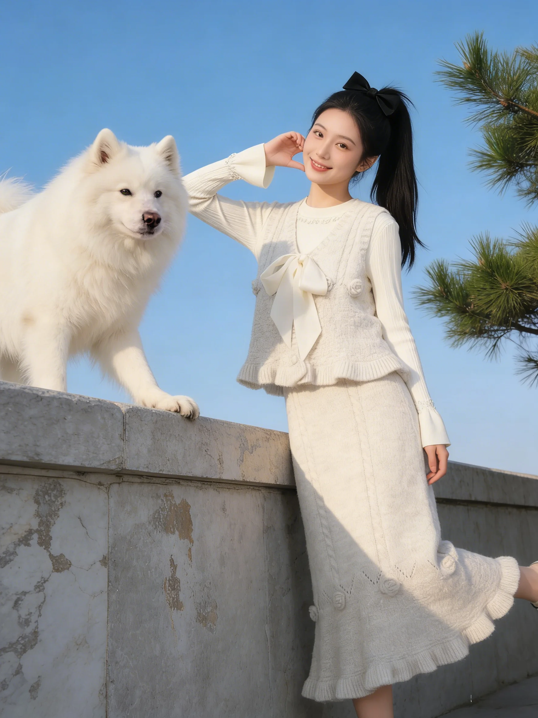 Fashionable Soft White Matching Set V-Neck Vest round Neck Inner Wear Long Half Skirt Autumn Winter Casual Style Women's Ense...
Fashionable Soft White Matching Set V-Neck Vest round Neck Inner Wear Long Half Skirt Autumn Winter Casual Style Women's Ense...