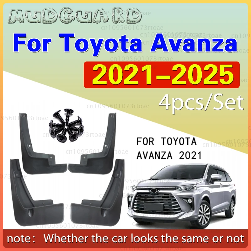 For Toyota Avanza Mud Flaps 2022 2023 2024 Fender Splash Guards MudFlaps Wheels Covers Front Rear Mudguards Auto Car Accessories
For Toyota Avanza Mud Flaps 2022 2023 2024 Fender Splash Guards MudFlaps Wheels Covers Front Rear Mudguards Auto Car Accessories