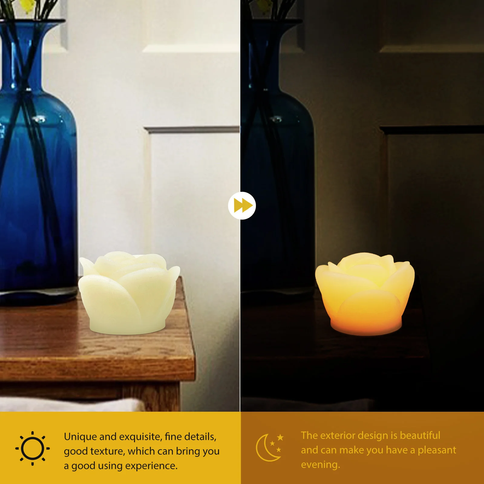 2pcs Led Electronic Lamp Rose Shaped Decorative Electric Light For Desktop Flameless Lamp Adornment
2pcs Led Electronic Lamp Rose Shaped Decorative Electric Light For Desktop Flameless Lamp Adornment