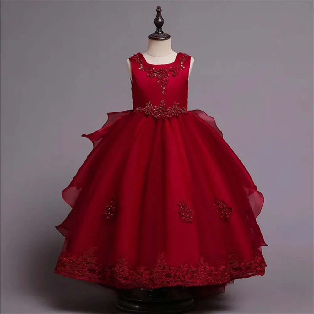 New Elegant Flower Girl Wedding Dress Gorgeous Prom Graduation Collective Dress Princess Birthday Party First Communion Gown
New Elegant Flower Girl Wedding Dress Gorgeous Prom Graduation Collective Dress Princess Birthday Party First Communion Gown