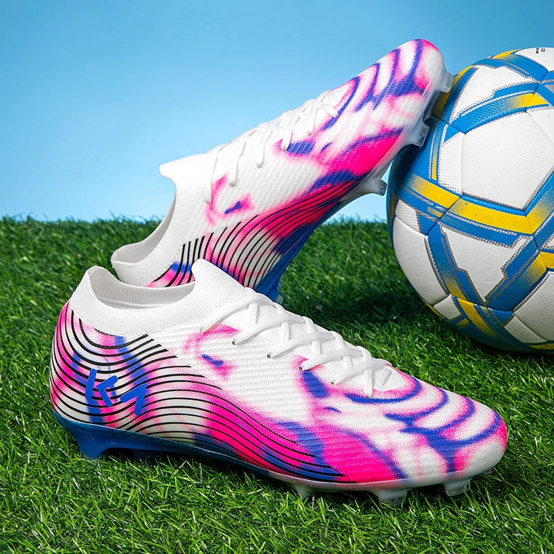 New Men Soccer Shoes High-quality Football Boots Sneakers Grass Cleats Outdoor Non-Slip Boys Match Hot-selling High-top Light
New Men Soccer Shoes High-quality Football Boots Sneakers Grass Cleats Outdoor Non-Slip Boys Match Hot-selling High-top Light
